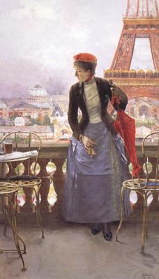 A Lady at the Paris Exposition (nn02), Luis jimenez aranda